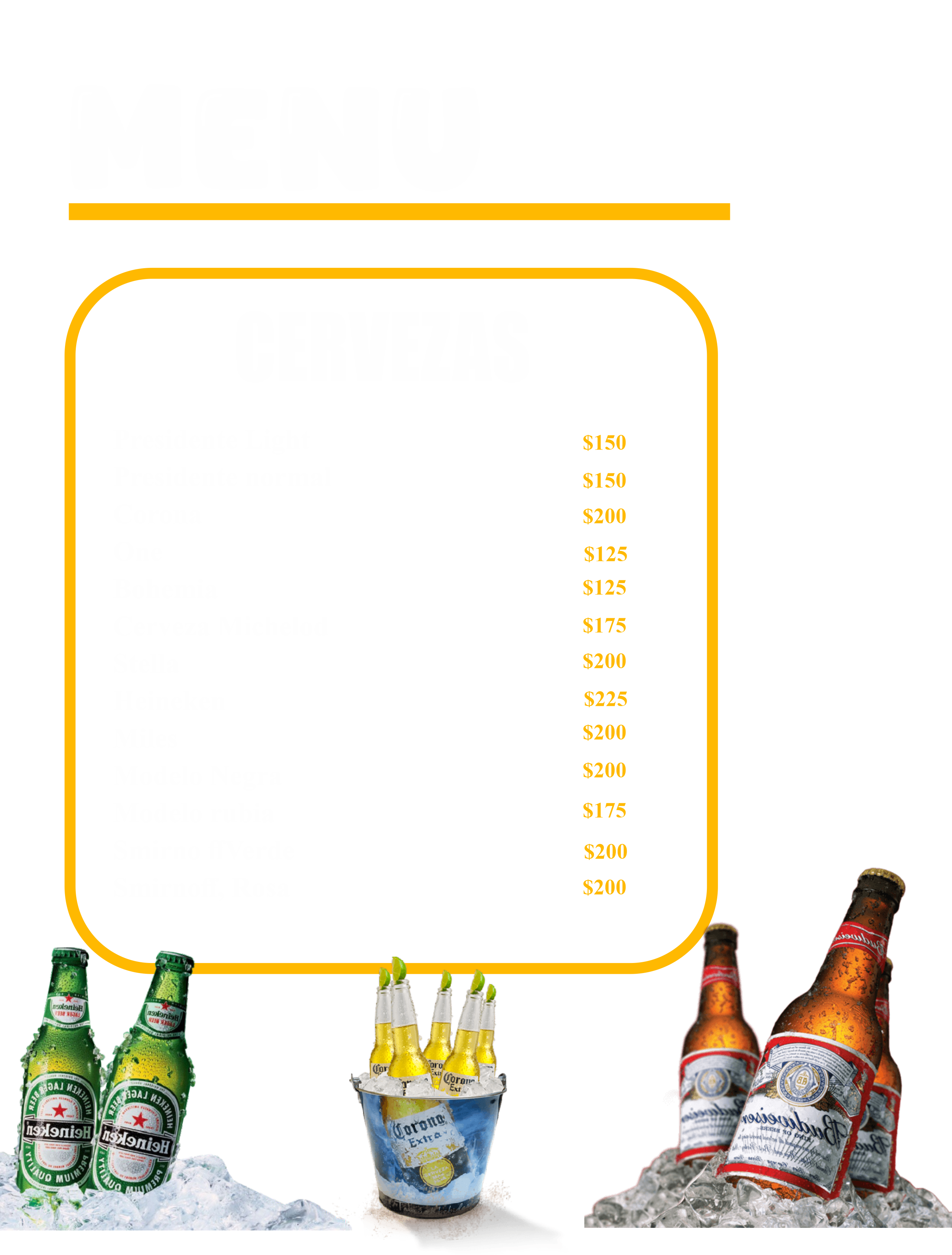 Cervezas